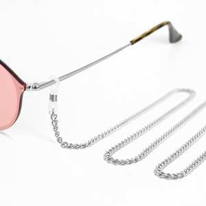 Sonnenbrillen Kordel aus Stainless Steel-Rostfreiem Stahl Silber