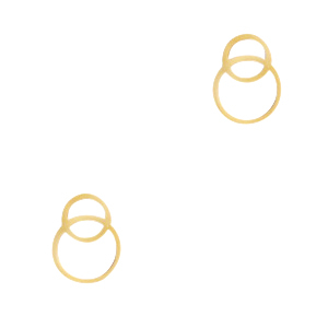 Anh&auml;nger aus Stainless Steel - Rostfreiem Stahl Zwischenst&uuml;ck Ringe Gold