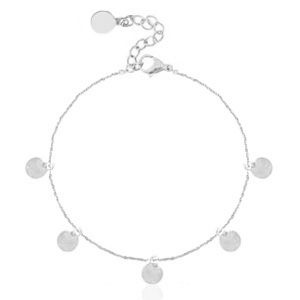 Stainless Steel - Rostfrei Stahl Armb&auml;nder Coins Silber