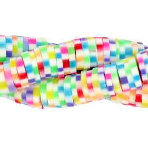 Perlen Katsuki 4mm Rainbow white mix