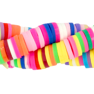 Perlen Katsuki 4mm Rainbow neon yellow mix