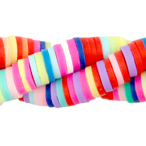 Perlen Katsuki 6mm Rainbow fuchsia mix