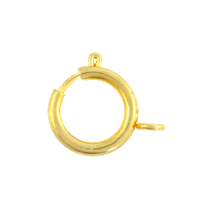 Zubeh&ouml;r aus Stainless Steel - Rostfreiem Stahl Rettungsring Verschluss 12mm Gold