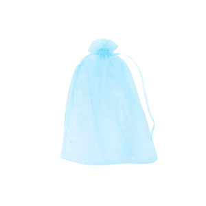 Organza Schmuck Beutel 7x9cm Turquoise blue