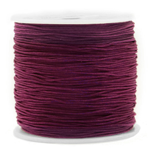 Band Macram&eacute; 0.8mm Royale aubergine purple