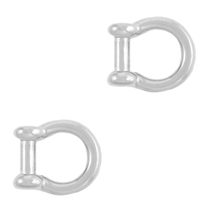 Anh&auml;nger Metall DQ Zwischenst&uuml;ck Ring Antik silber (Nickelfrei)