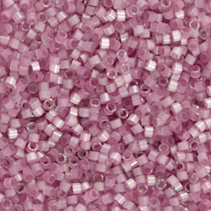 Miyuki Perlen 11/0 delica's Silk satin dyed orchid silk rose DB-1806