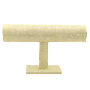 Schmuck Display Leinen f&uuml;r Armb&auml;nder Braun