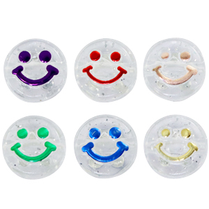 Acryl Buchstaben Smiley Transparent-multicolour
