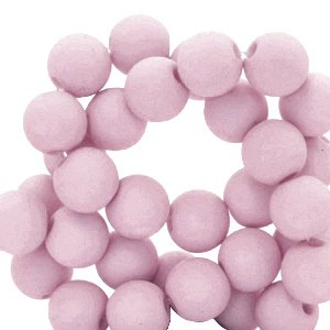 6 mm Perlen aus Acryl matt Vintage lilac