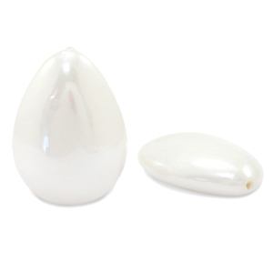 Pearl shine Muschel Perle Tropfen White