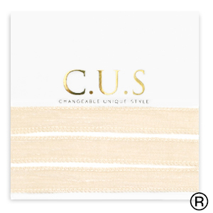 C.U.S&reg; Band Shimmery beige peach
