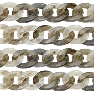 Acryl-Glieder 22mm Grey