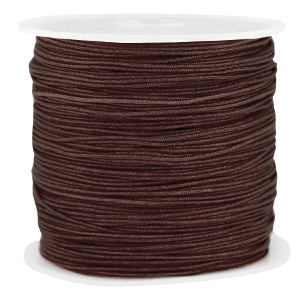 Band Macram&eacute; 0.8mm Chocolate brown