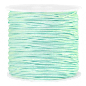 Band Macram&eacute; 0.8mm Soft turquoise green