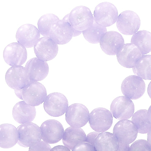 Polaris Perle 6mm rund Mosso shiny Pastel lilac