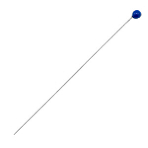 Zubeh&ouml;r Metall DQ Nietstifte 52mm Antik silber-jeans blue (Nickelfrei)