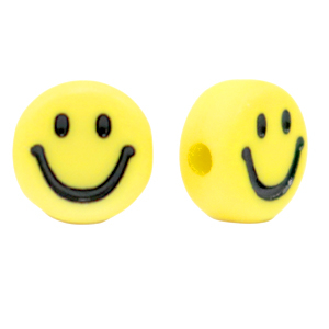 Acryl Buchstaben Smiley Yellow-black