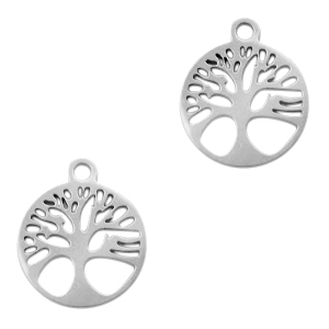 Anh&auml;nger aus Stainless Steel - Rostfreiem Stahl Tree of Life Silber