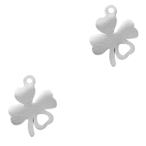 Anh&auml;nger aus Stainless Steel - Rostfreiem Stahl Clover Silber