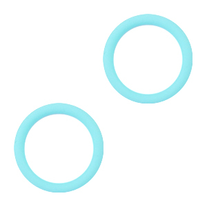 Gummi Ring Light blue