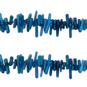 Ozean Bambus Perlen Teal blue