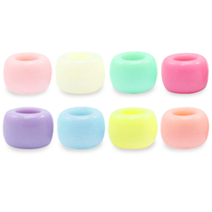 Perlen aus Acryl Rondellen 9mm Multicolour