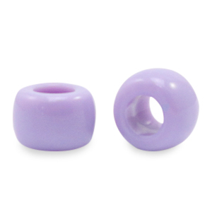 Perlen aus Acryl Rondellen 9mm Purple