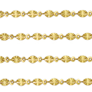 Zubeh&ouml;r aus Stainless Steel - Rostfreiem Stahl oval Gold