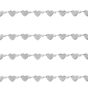 Zubeh&ouml;r aus Stainless Steel - Rostfreiem Stahl Heart Silber