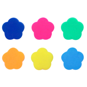 Perlen Polymer Flower Neon multicolour