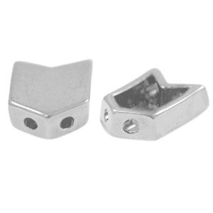 Perle Metall DQ Duo Beads Arrow Antik silber (Nickelfrei)