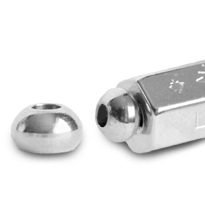 C.U.S&reg; Message Beads Endkappe Silber (Nickelfrei)