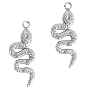 Anh&auml;nger aus Stainless Steel - Rostfreiem Stahl Snake Silber