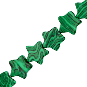 Perlen Naturstein Star Green