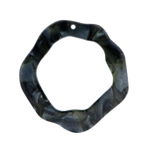 Anh&auml;nger aus Resin asymmetrisch Black