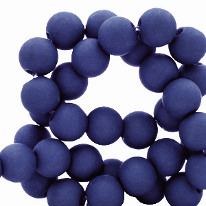 8 mm Perlen aus Acryl Dark royal blue