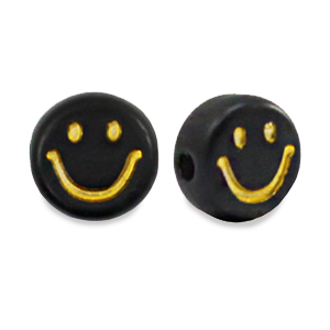 Acryl Buchstaben Smiley Black