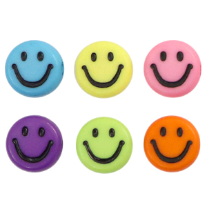 Acryl Buchstaben Smiley Multicolour