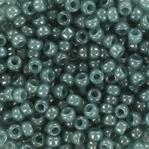 Miyuki 8/0 Rocailles Ceylon translucent eucalyptus blue 8-2376