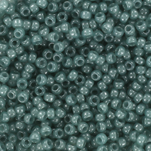 Miyuki 11/0 Rocailles Ceylon translucent eucalyptus blue 11-2376