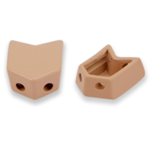 Tile bead Pfeil Dusty rose