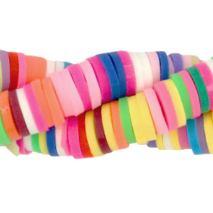 Perlen Katsuki 6mm Rainbow neon yellow mix