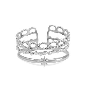 Stainless Steel - Rostfrei Stahl Ringe Silber