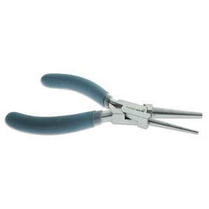 Beadsmith Rundzange 2-8mm Aqua blue-silber