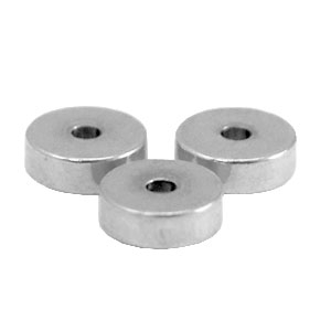 Perlen aus Stainless Steel - Rostfreiem Stahl Disc 6mm Silber