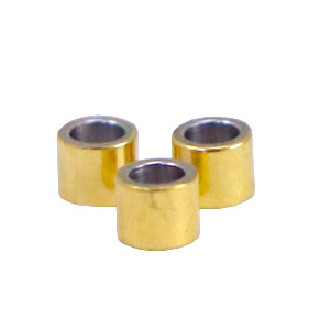 Perlen aus Stainless Steel - Rostfreiem Stahl Tube 2.5mm Gold