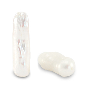 BQ S&uuml;sswasser Perlen Irregular high luster Natural white