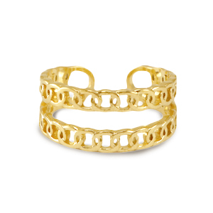 Stainless Steel - Rostfrei Stahl Ringe Gold