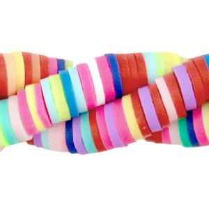 Perlen Katsuki 4mm Rainbow fuchsia mix